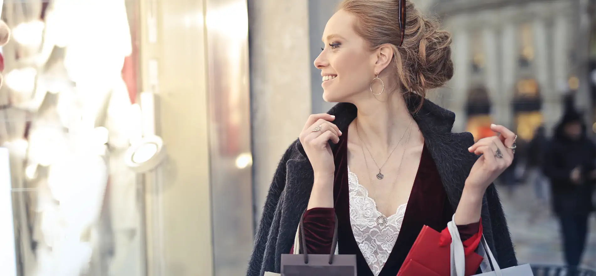 Mujer de compras