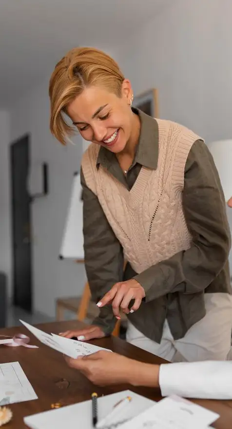 Mujer trabajando