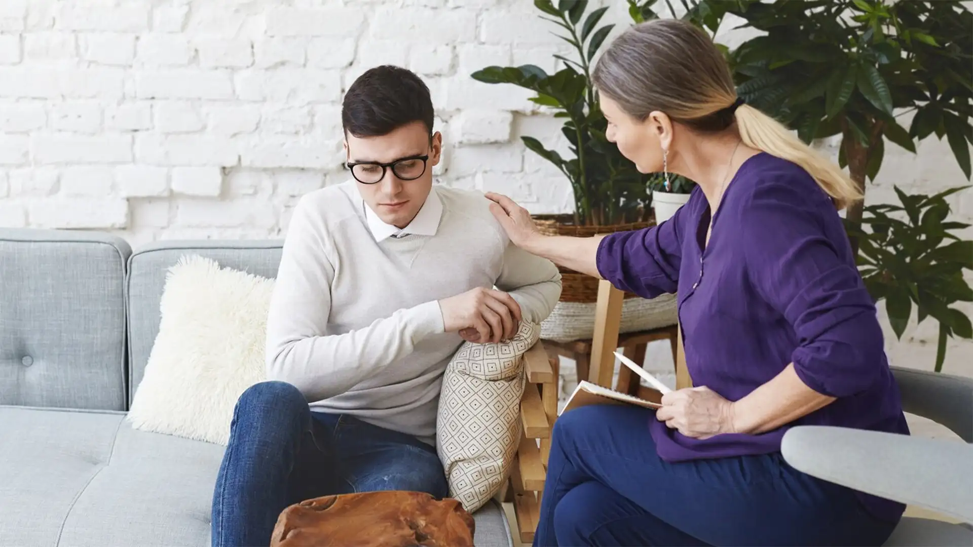 Terapeuta y paciente