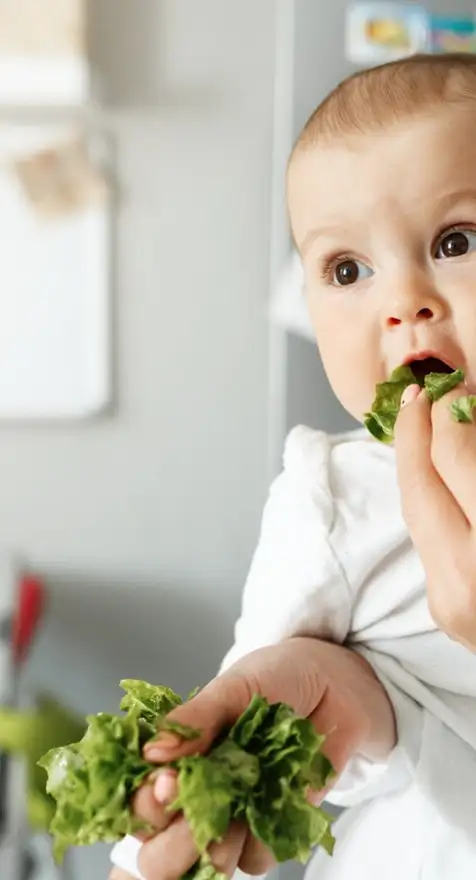 bebé comiendo