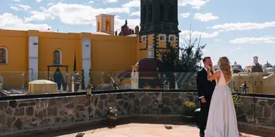 Pareja en cholula