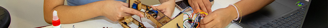 Manos y prototipo electrónico