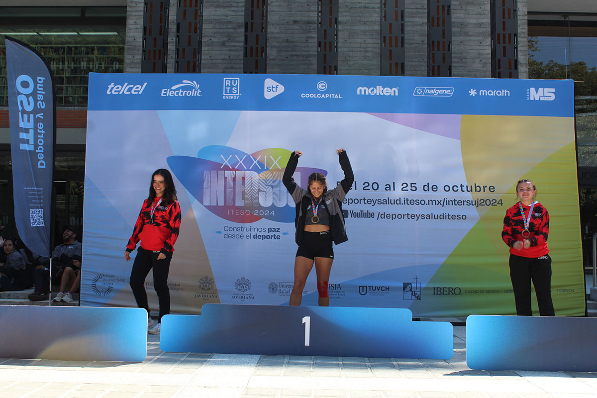 Podium atletismo