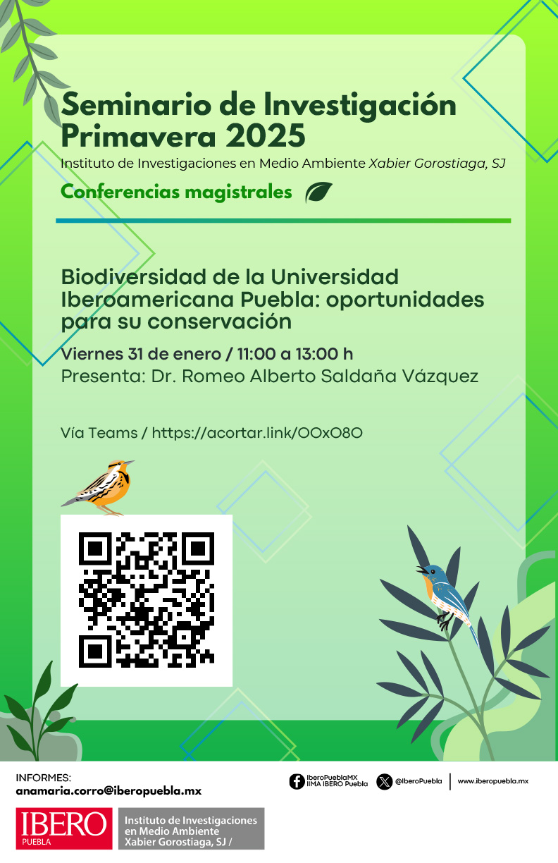 Biodiversidad en la IBERO Puebla