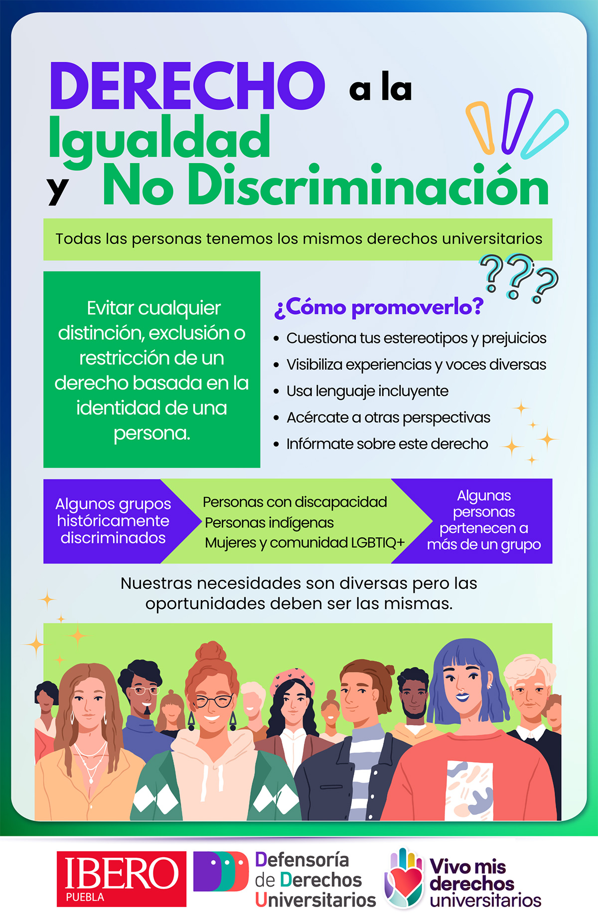 Derecho a la igualdad y no discriminación