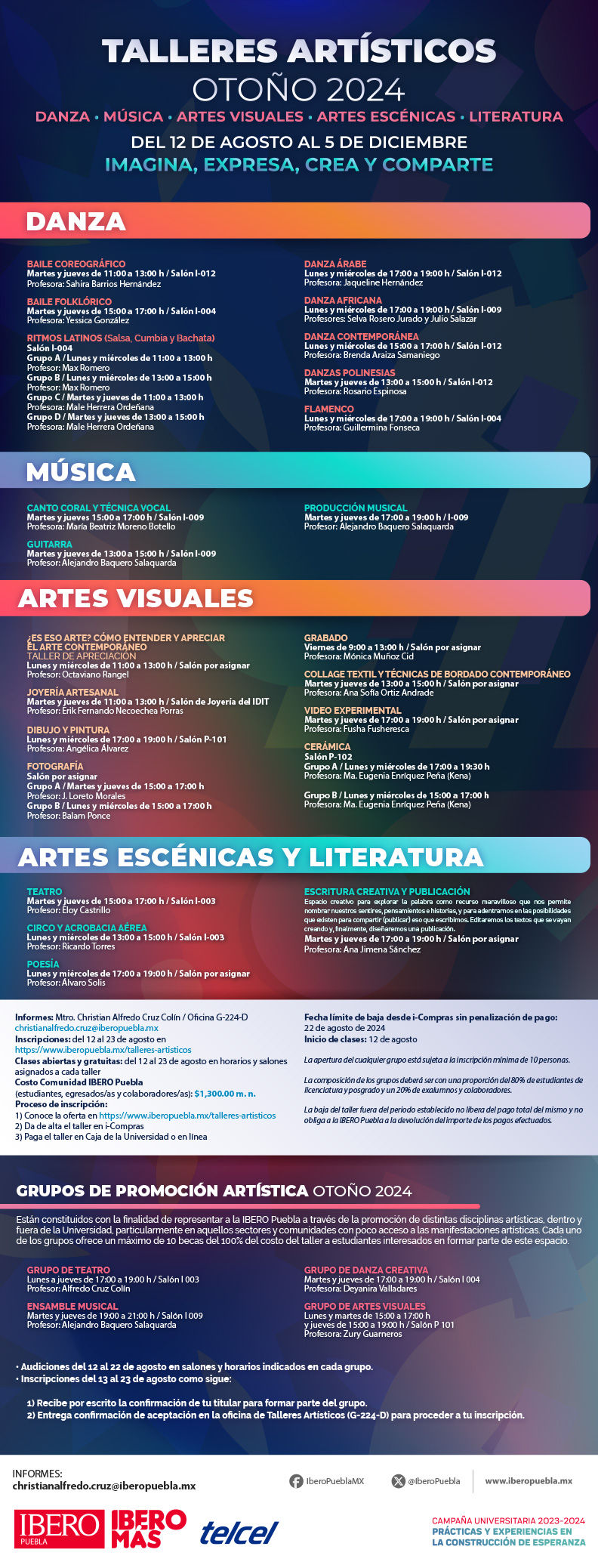 Talleres artísticos