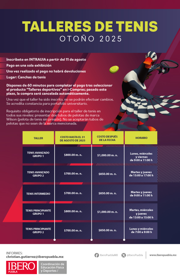 Talleres de Tenis